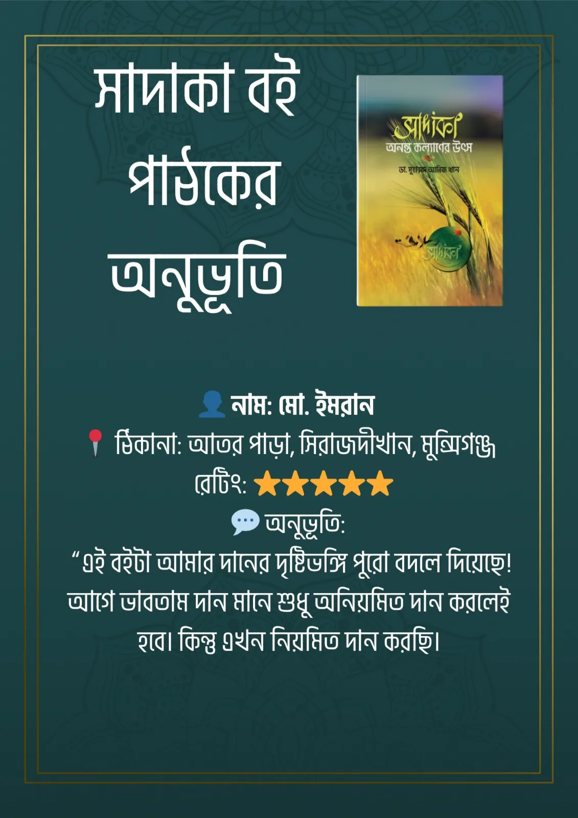 সাদাকা-বই